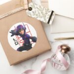 Hiro Classic Round Sticker