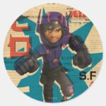 Hiro Propaganda Classic Round Sticker
