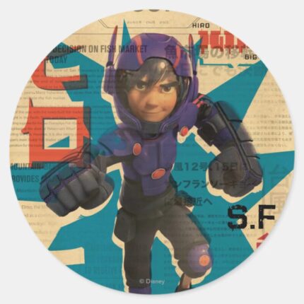 Hiro Propaganda Classic Round Sticker
