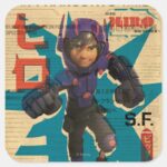 Hiro Propaganda Square Sticker