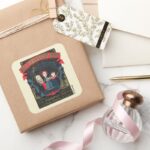 Hocus Pocus All Hallows Eve Enchantment Square Sticker