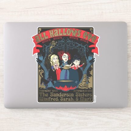 Hocus Pocus All Hallows Eve Enchantment Sticker