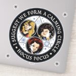 Hocus Pocus Calming Circle Spellbound Fun Sticker