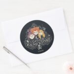 Hocus Pocus Gather Round Sisters Classic Round Sticker