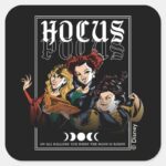 Hocus Pocus Sanderson Curse Square Sticker