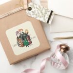 Hocus Pocus Sanderson Sisters Spellbound Square Sticker