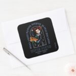 Hocus Pocus Winifreds Book Of Spells Square Sticker