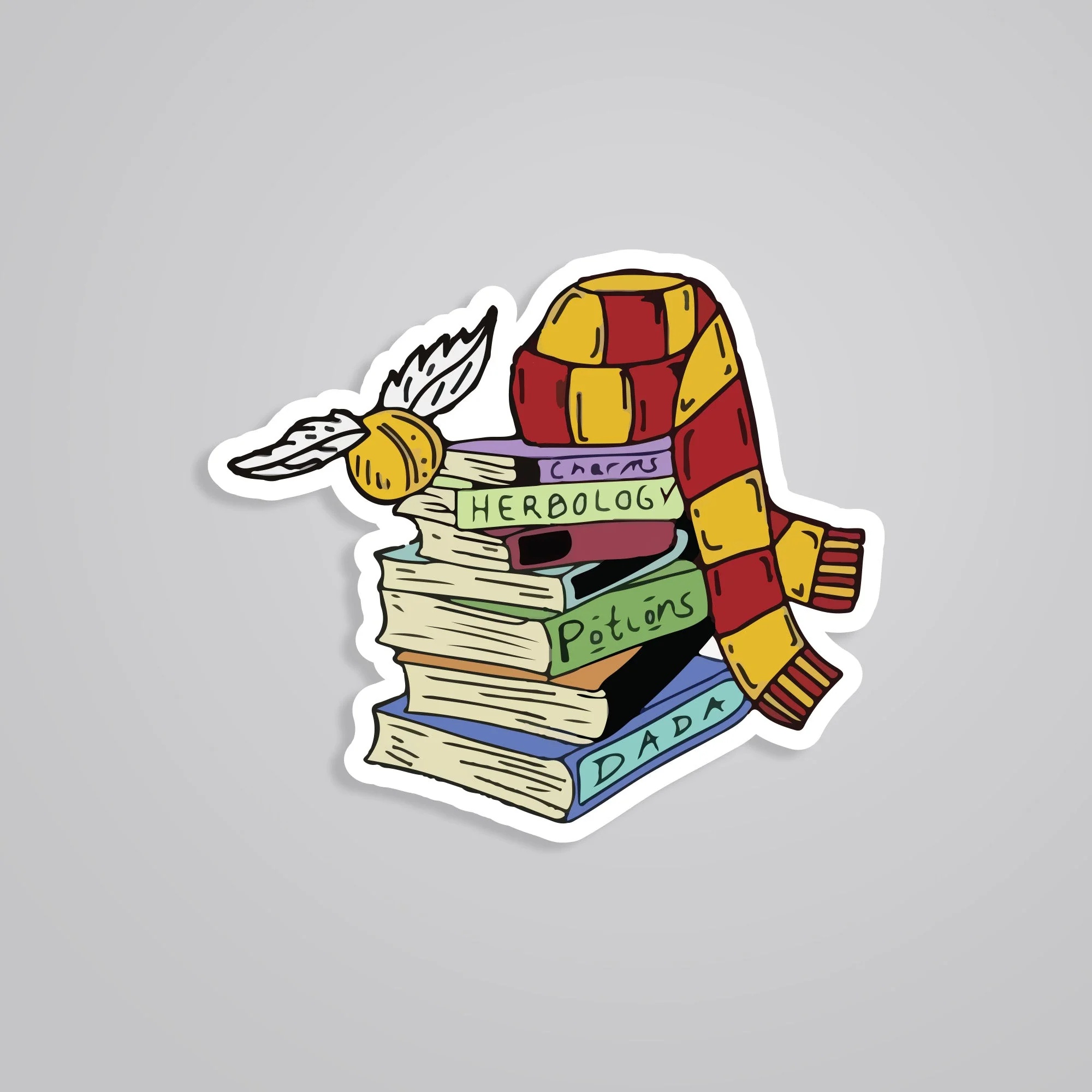 Hogwarts Books Movies Stickers