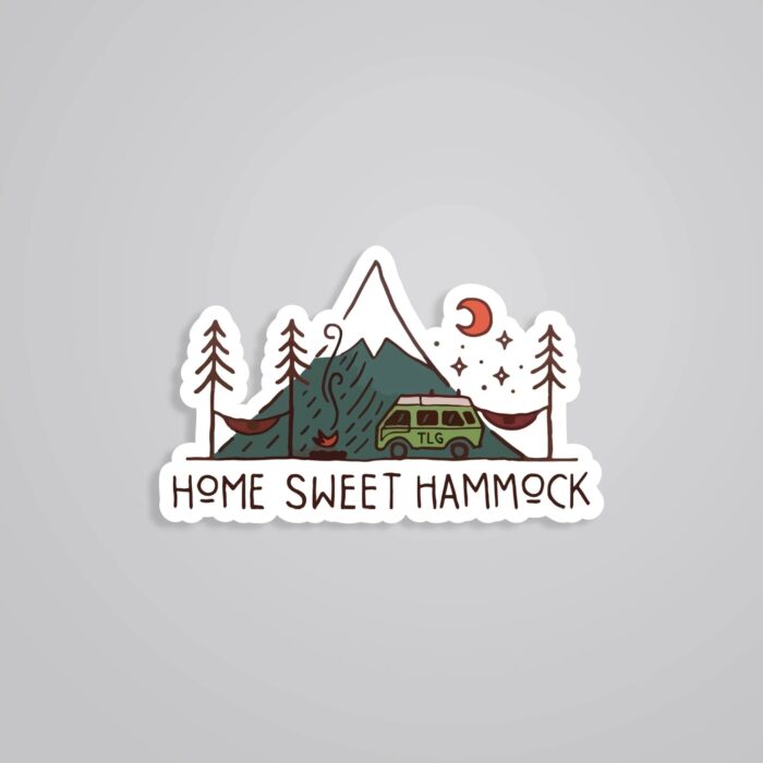 Home Sweet Hammock Travels Stickers