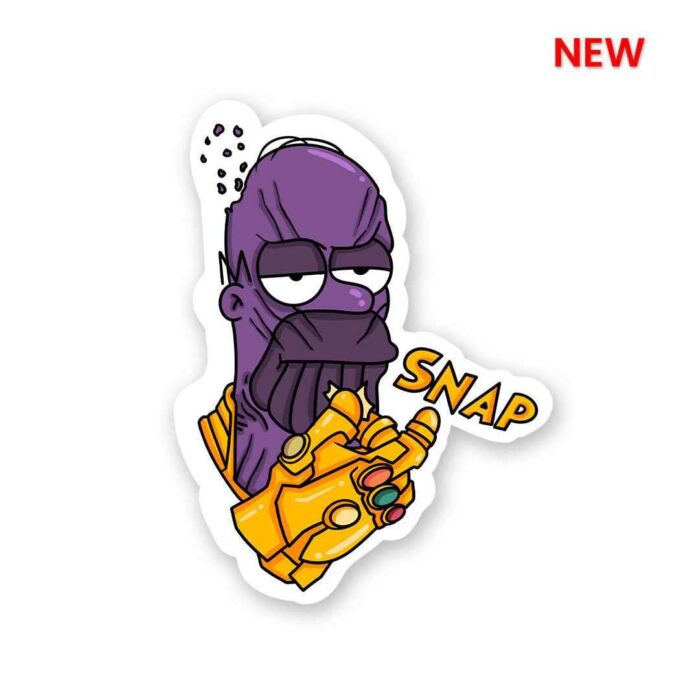 Homer Snap Sticker