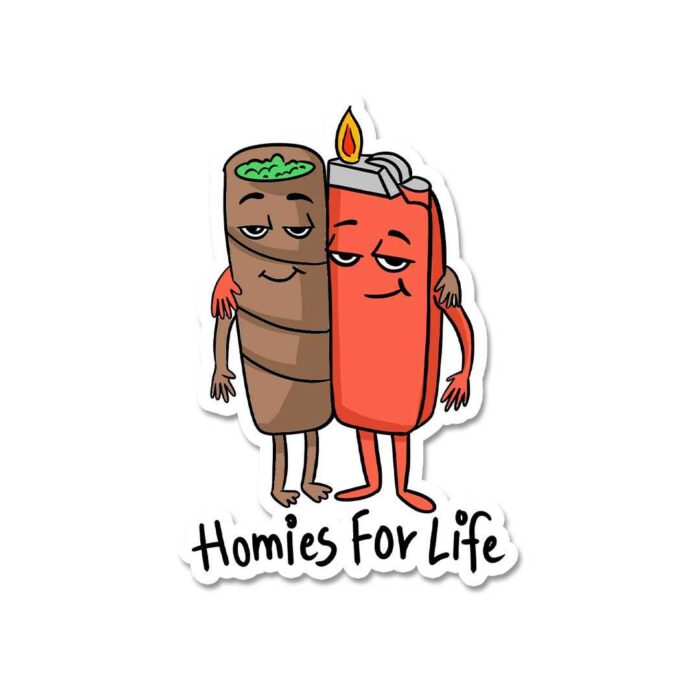Homies For Life Sticker