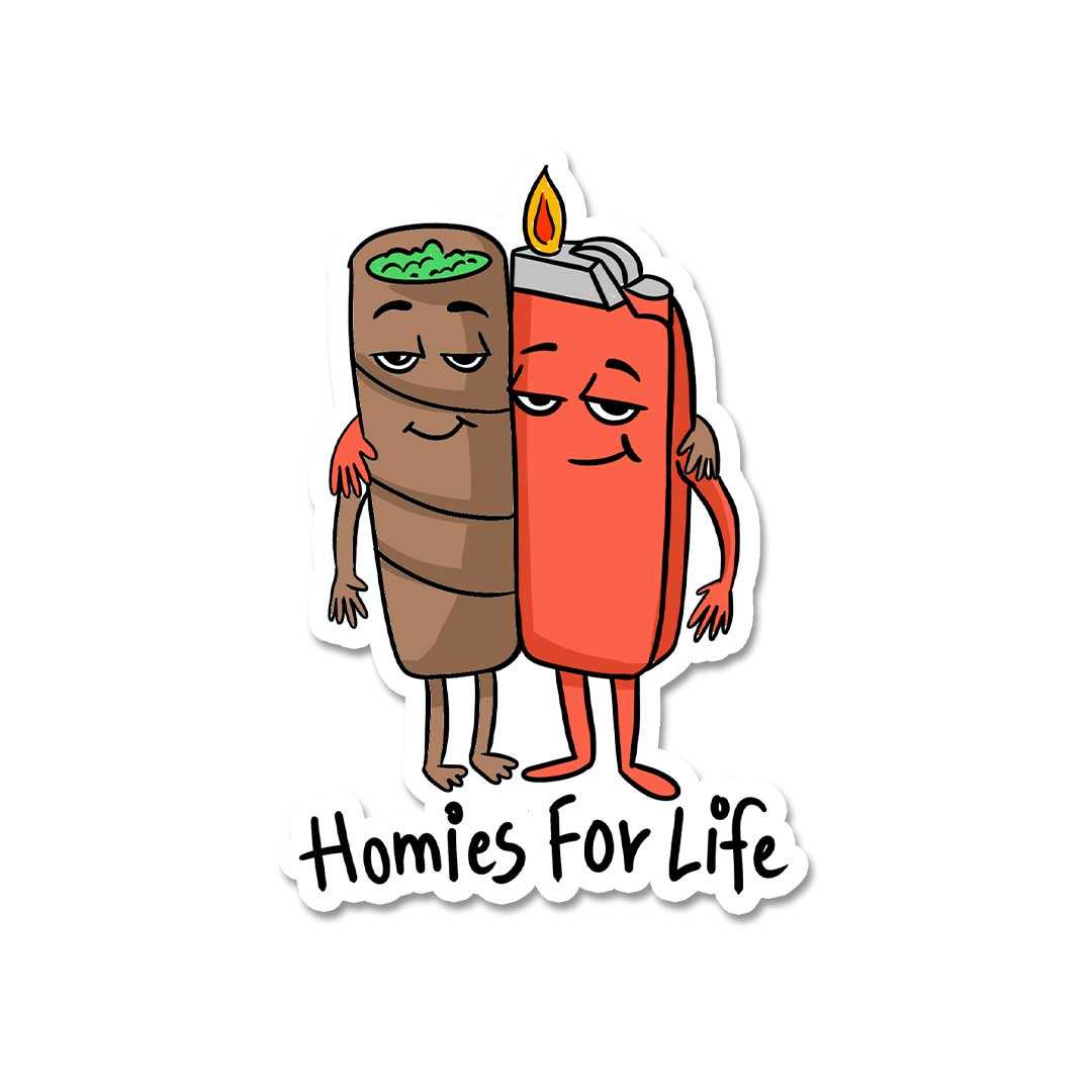 Homies For Life Sticker Homies For Life Sticker
