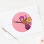 Honey Lemon Pink Suit Classic Round Sticker