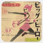 Honey Lemon Propaganda Square Sticker