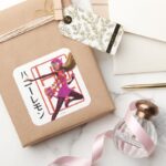 Honey Lemon Square Sticker