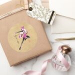 Honey Lemon On The Run Classic Round Sticker