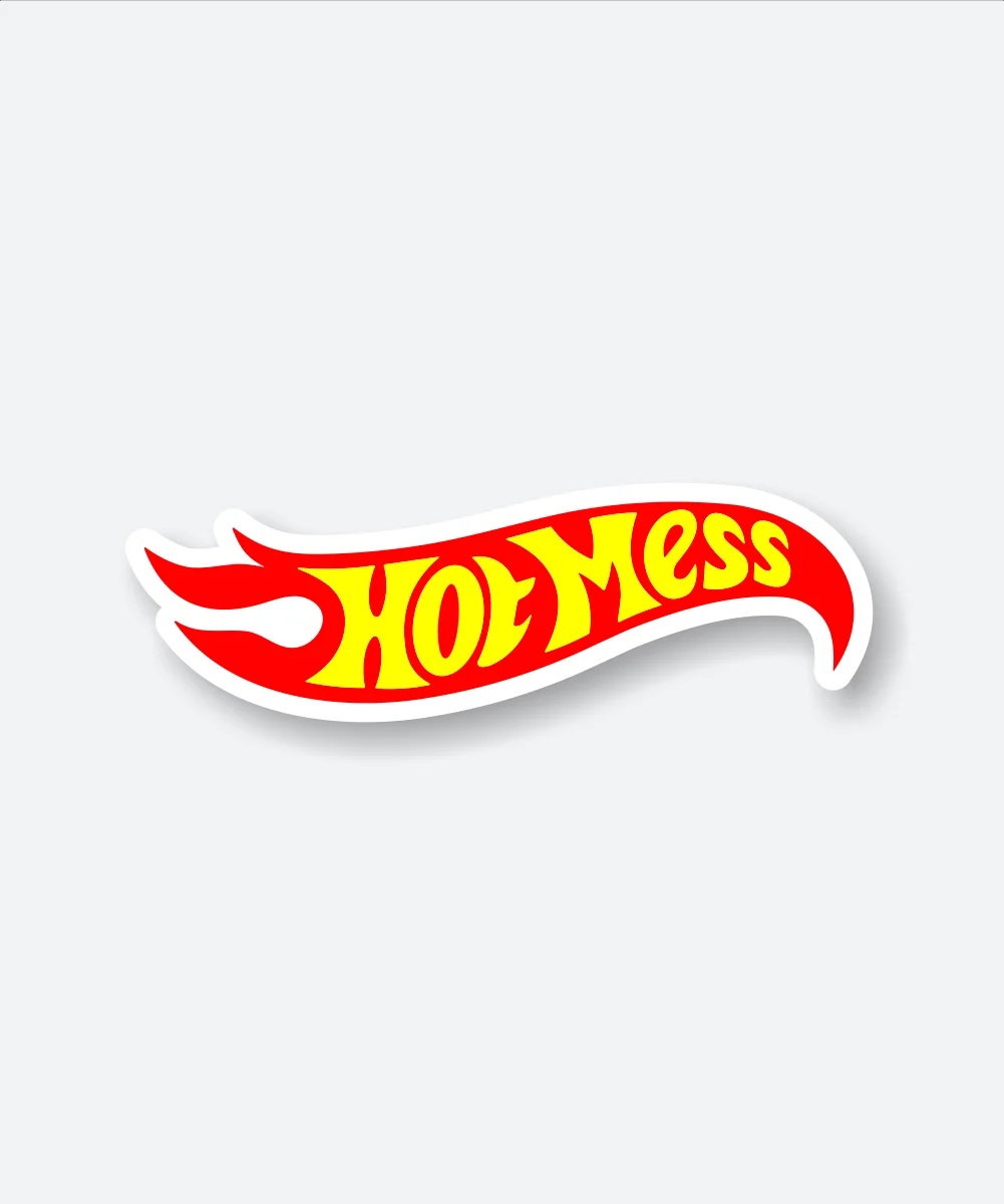 Hot Mess Sticker