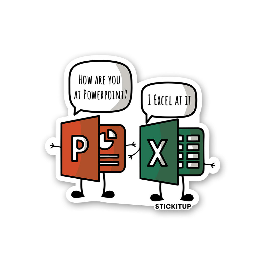 How Are You At Powerpoint Sticker