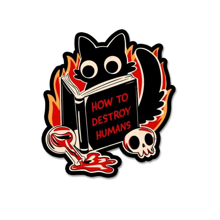 How To Destroy Humans Sticker