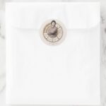 Howard Info Graphic Classic Round Sticker