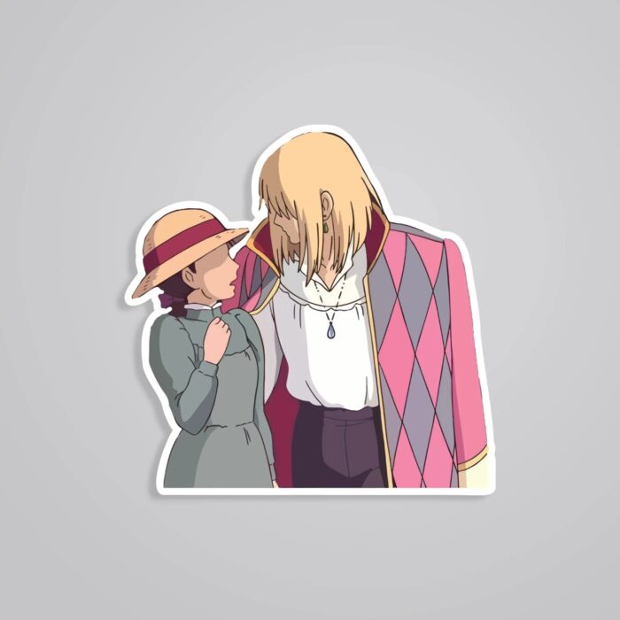 Howl And Sophie Together Anime Stickers