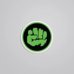 Hulks Hand Movies Stickers