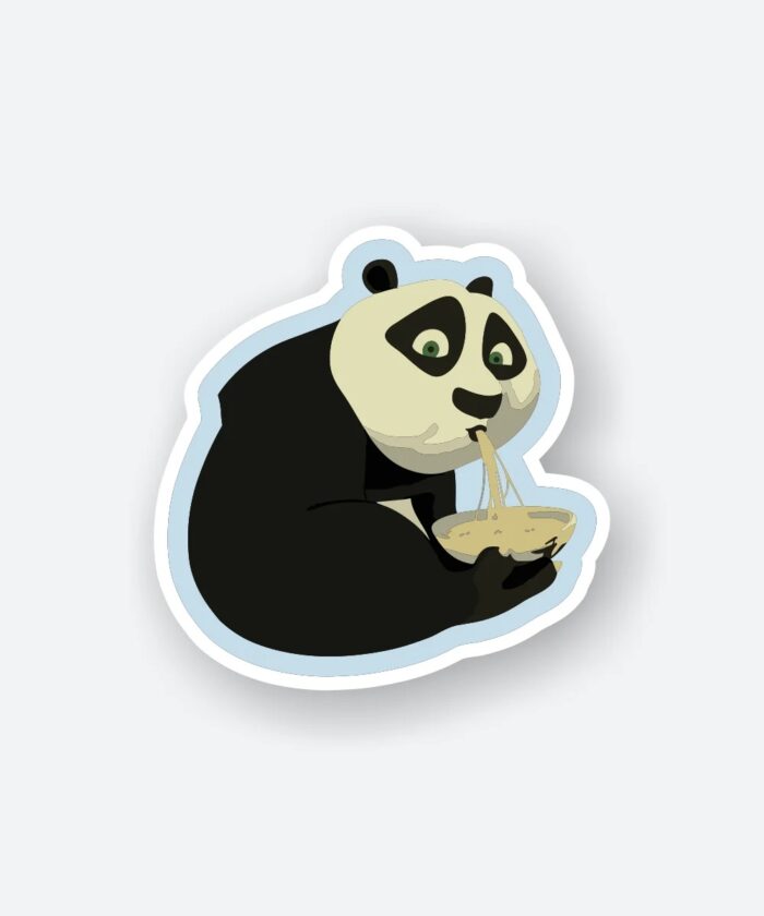 Hungry Po Eating Sticker