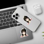 Hyouka Cute Girl Laptop Mobile Stickers