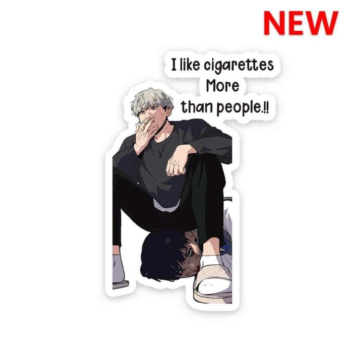I Like Cigarettes Sticker