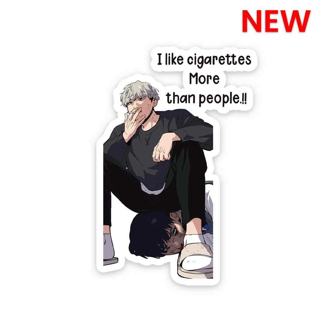 I Like Cigarettes Sticker