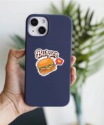 I Love Burger Sticker