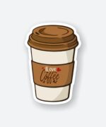I Love Coffee Sticker