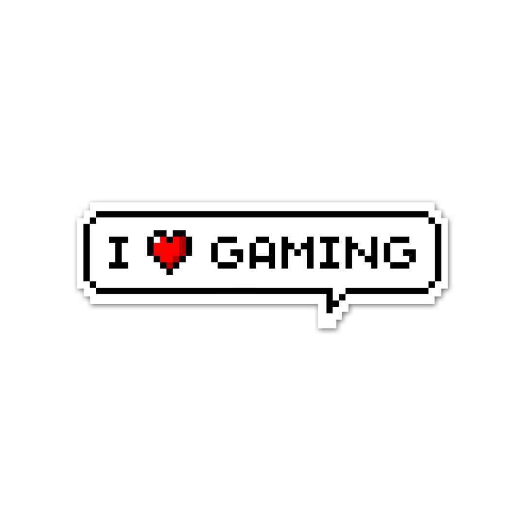 I Love Gaming Sticker