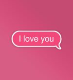 I Love You Text   Laptop Mobile Stickers
