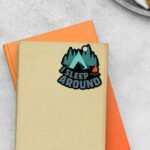 I Sleep Around Travels Stickers