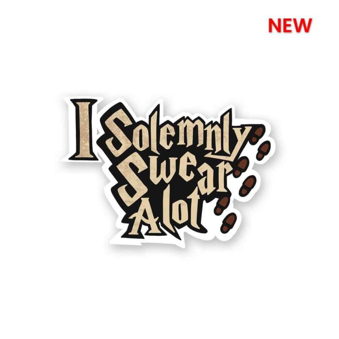I Solemnly Swear Alot Sticker