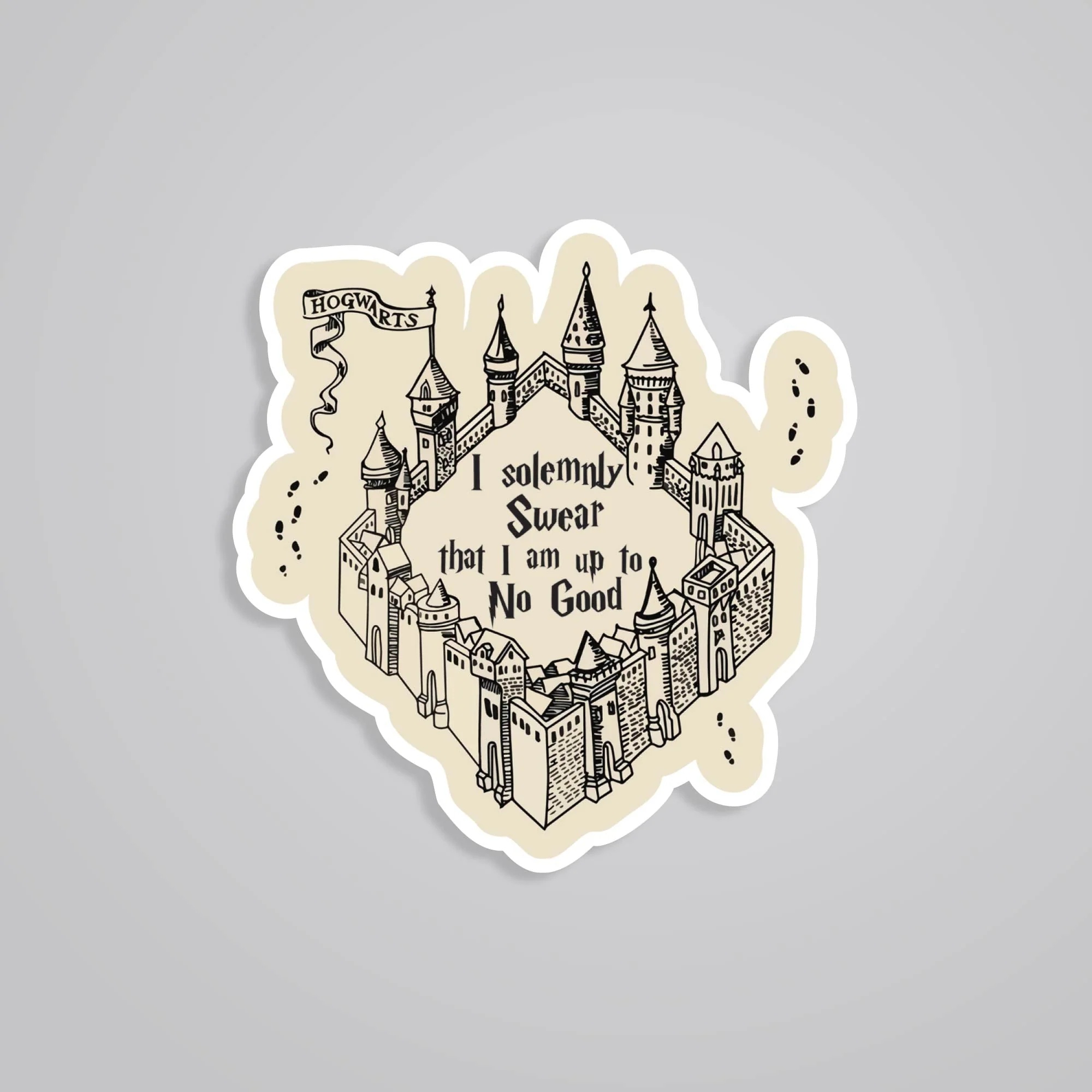 I Solemnly Swear Im Upto No Good Hogwarts Movies Stickers