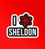 I  3 Sheldon   BBT Laptop   Mobile Sticker
