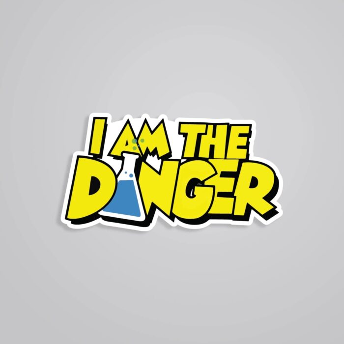 I Am The Danger Walter TV Shows Stickers