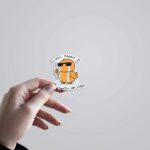 I Will Handle Is But I Will Cry First Witty Stickers