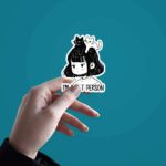 IM A Cat Person Sticker