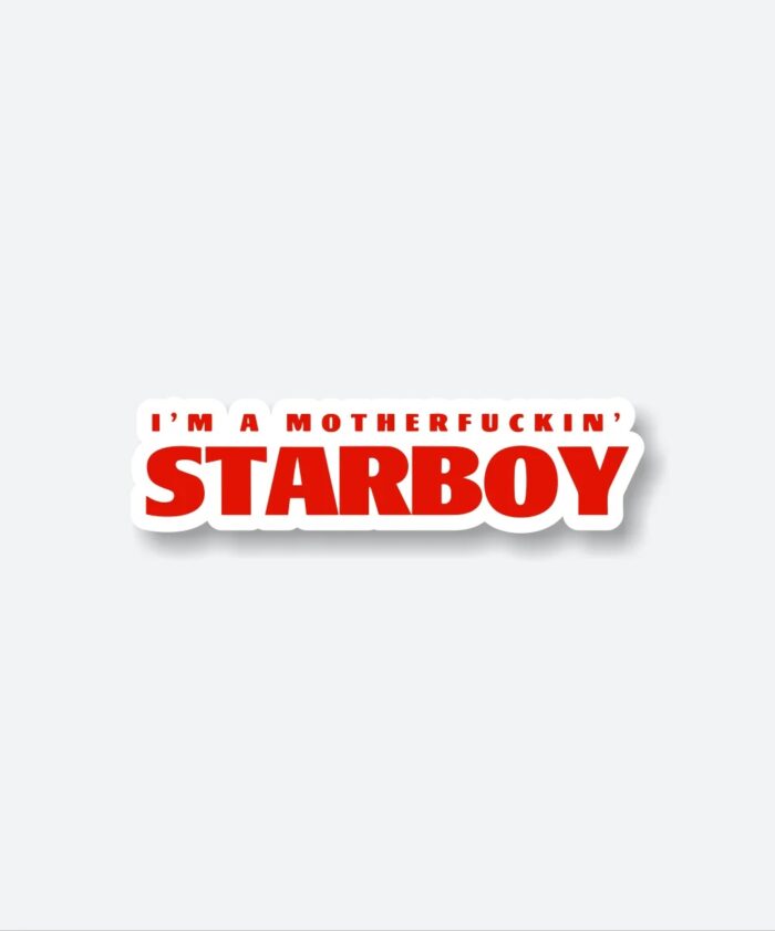 IM A Motherfuckin STARBOY Sticker