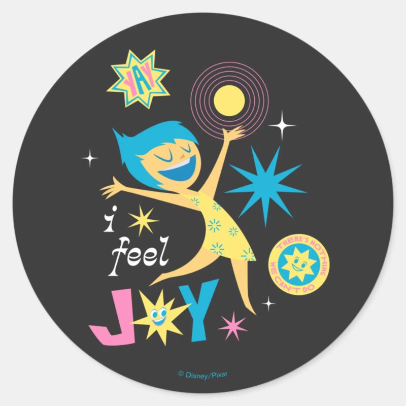 I Feel Joy Classic Round Sticker