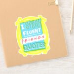 I Speak Fluent FRIENDS™ Quotes Peephole Sticker