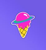 IceCream Planet Sticker