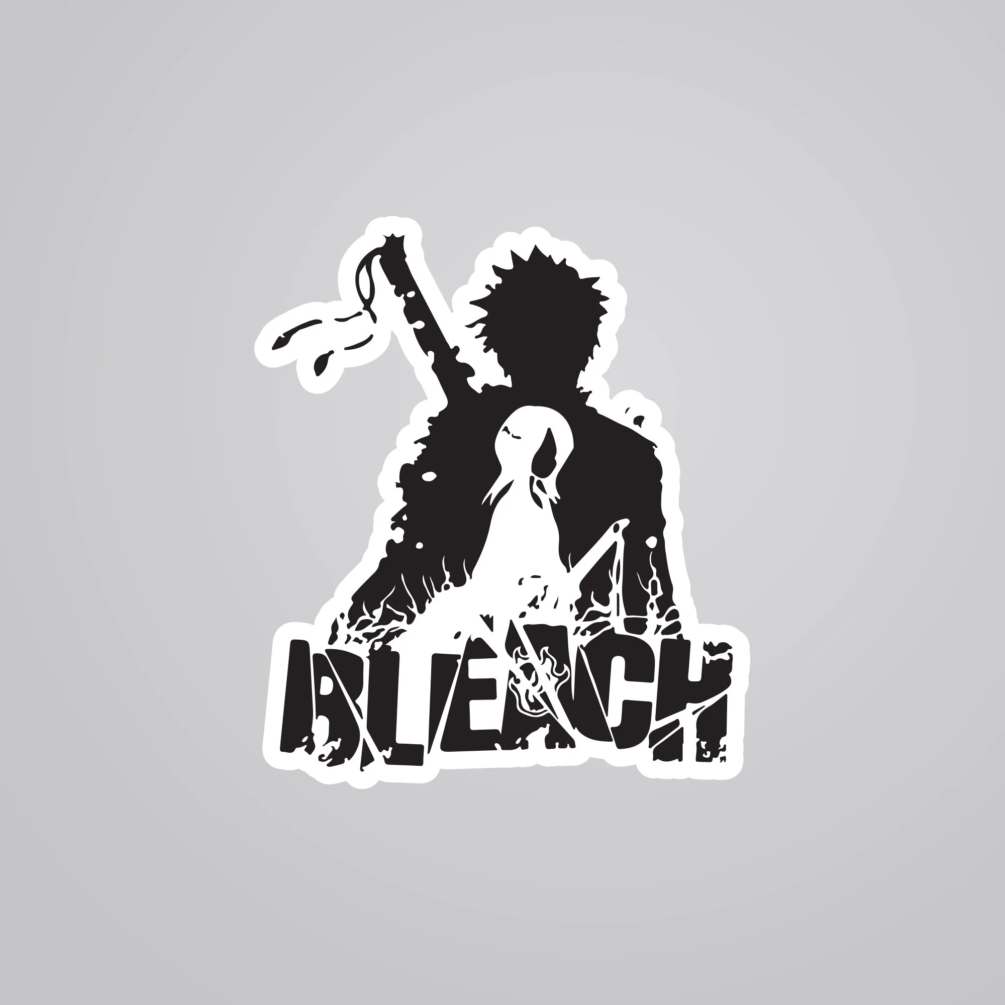 Ichigo Rukia Bleach Anime Stickers