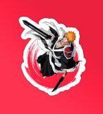 Ichigo Sword Bleach Laptop Mobile Stickers