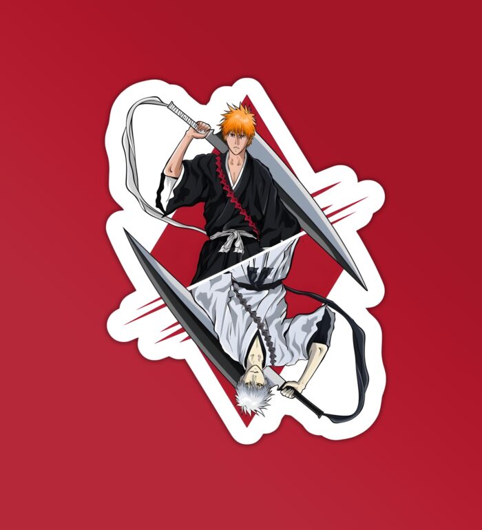 Ichigo Zangestu Bleach Laptop Mobile Stickers