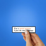 Im A Smart Person 1.0 Sticker