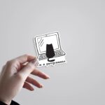 Im A Purrgrammer Witty Stickers